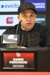 3. Liga; FC Ingolstadt 04 - TSV Havelse; Interview Pressekonferenz Cheftrainer Samir Ferchichi (TSV)
