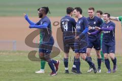 Kreisklasse - Saison 2024/25- SV Lippertshofen - TSV Etting - Der 0:1 Führungstreffer durch Norbert Redl blau Etting - jubel -  - Foto: Meyer Jürgen