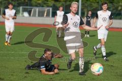 Bezirksliga - Saison 2022/2023 - FC Fatih Ingolstadt - TSV Rohrbach - Peter Veit schwarz Fatih Ingolstadt - Daniel Rückert weiss Rohrbach - Foto: Meyer Jürgen