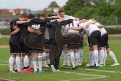 A-Klasse - Saison 2023/24 - TSV Gaimersheim II - FC Gerolfing II-  -  Die Mannschaft bildet einen Kreis vor dem Spiel - Gaimersheim - XXXXX - Foto: Meyer Jürgen