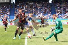 2.BL; SV Darmstadt 98 - FC Ingolstadt 04 - Stefan Kutschke (30, FCI) Riedel Clemens (38 SVD) Torwart Schuhen Marcel (1 SVD)