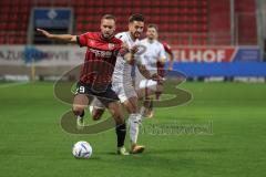 3. Liga; FC Ingolstadt 04 - FSV Zwickau; Zweikampf Kampf um den Ball David Kopacz (29, FCI) Kusic Filip (36 FSV)