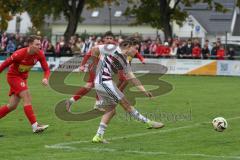 Kreisliga - Saison 2025/26- TSV Kösching - SV Kasing - Der 0:1 Führungstreffer durch Marius Magdic weiss Kasing - jubel - XXXXX - Foto: Meyer Jürgen