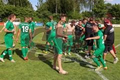 Kreisliga - TSV Baar Ebenhausen - TSV Gaimersheim - Jubel bei den Gaimersheimern zum erreichen der Relegation - Foto: Jürgen Meyer