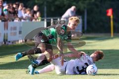 Testspiel - SpVgg Greuther Fürth - FC Ingolstadt 04 - Maximilian Neuberger (Nr.38 - FCI) - Seufert Nils (#8 Fürth) - Foto: Jürgen Meyer