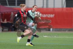 2. Bundesliga Frauen - Saison 2025/26 - FC Ingolstadt 04 Frauen - SG Andernach - Nina Penzkofer (Nr.29 - FC Ingolstadt Frauen I) - Wäschenbach Leonie grün Andernach  - Foto: Meyer Jürgen