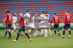 3. Liga - SpVgg Unterhaching - FC Ingolstadt 04 - Tor Jubel Francisco Da Silva Caiuby (13, FCI) Dennis Eckert Ayensa (7, FCI) Filip Bilbija (35, FCI) Marc Stendera (10, FCI) Stefan Kutschke (30, FCI) Björn Paulsen (4, FCI)