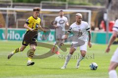 3. Liga; Borussia Dortmund II - FC Ingolstadt 04;  Max Dittgen (10, FCI) Julian Hetwer (20 BVB2)