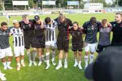 Toto Pokal; FC Memmingen - FC Ingolstadt 04, 2. Runde; nach dem Spiel Besprechung Cheftrainerin Sabrina Wittmann (FCI) Vinko Šapina (41, FCI) Georgios Antzoulas (6, FCI) Lukas Fröde (34, FCI) Athletik-Trainer Rafael Lopez (FCI) Torwart-Trainer Alexander K
