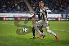 3. Liga - Saison 2026/27 - Waldhof Mannheim - FC Ingolstadt 04 - Olu Ogbemudia (Nr.14 - Waldhof Mannheim) - Lars Lokotsch (Nr.13 - FCI) - Foto: Meyer Jürgen