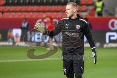 3. Liga; FC Ingolstadt 04 - Erzgebirge Aue; vor dem Spiel Torwart Marius Funk (1, FCI)