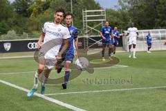 3. Liga; Testspiel; FC Ingolstadt 04 - TSV Rain/Lech, Arian Llugiqi (25, FCI) Lukas Gerlspeck (RL)