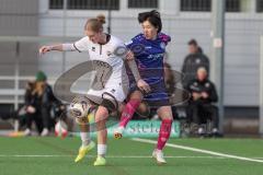 2. Bundesliga Frauen - Saison 2025/26 - FC Ingolstadt 04 Frauen - FSV Mainz - Nina Penzkofer (Nr.29 - FC Ingolstadt Frauen I) - Imai Yurina blau Mainz - Foto: Meyer Jürgen
