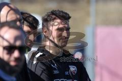 Bayernliga Süd - Saison 2022/2023 - FC Ingolstadt 04 - FC Deisenhofen - Cheftrainer Guerino Capretti  (FCI) sieht beim Spiel zu - Foto: Meyer Jürgen