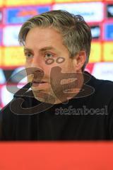 3. Liga; SSV Jahn Regensburg - FC Ingolstadt 04; Interview Pressekonferenz Cheftrainer Michael Wimmer (SSV)