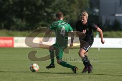 BZL - Oberbayern Nord - SV Manching - TSV Jetzendorf - Rainer Meisinger (#19 Manching) schwarz - Florian Radlmeier grün Jetzendorf - Foto: Jürgen Meyer