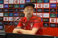 2. Fußball-Liga - Pressekonferenz - Vorstellung Cheftrainer Roberto Pätzold und Manager Profifußball Malte Metzelder - Saison 2021/2022 - FC Ingolstadt 04 - Cheftrainer FCI Roberto Pätzold - Foto: Meyer Jürgen