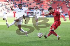 3. Liga; FC Ingolstadt 04 - 1. FC Saarbrücken; Linus Rosenlöcher (19, FCI) Elongo-Yombo Rodney (17 FCS)