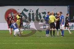 2.BL; Hansa Rostock - FC Ingolstadt 04; Spiel ist aus 1:1 Unentschieden Remis, Rhein Simon (5 HR) Torwart Robert Jendrusch (1, FCI) Jonatan Kotzke (25, FCI) Thomas Keller (27, FCI) Roßbach Damian (4 HR) Nico Antonitsch (5, FCI)