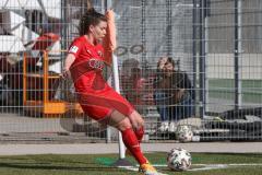 2. Frauen-Bundesliga Süd - Saison 2020/2021 - FC Ingolstadt 04 - FC Würzburger Kickers - Walter Selina rot FCI beim Eckball - Foto: Meyer Jürgen