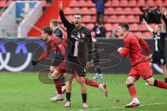 3. Liga; FC Ingolstadt 04 - TSV Havelse; Tor Jubel Treffer Max Besuschkow (17, FCI) 2:1 Linus Rosenlöcher (19, FCI) Kolgeci Besfort (4 TSV)