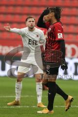 3. Fußball-Liga - Saison 2020/2021 - FC Ingolstadt 04 - FC Viktoria Köln - Ganiggia Ginola Elva (#14,FCI)  nach einer vergebenen Chance - traurig - Foto: Meyer Jürgen