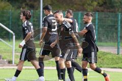 Kreisliga - Saison 2022/2023 - TSV Großmehring - Türk SV Ingolstadt - Der 0:2 Führungstreffer durch Ibrahim Sahin
Schwarz Türk SV Ing. - Jubel -  - Foto: Meyer Jürgen