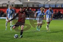 3. Liga; TSV 1860 München - FC Ingolstadt 04; Elfmeter Tor Jubel Treffer Jannik Mause (7, FCI)