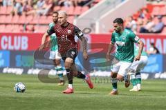 3. Liga; FC Ingolstadt 04 - VfB Lübeck; Max Dittgen (10, FCI) Gözüsirin Tarik (25 VfB)