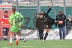 2023_12_10 - 2. Bundesliga - Saison 2023/24 - FC Ingolstadt 04 Frauen - VFL Wolfsburg -  Der 2:0 Führungstreffer durch Pija Reininger (Nr.21 - FCI Frauen) - jubel -  - Brinkmann Karla grün Wolfsburg - Foto: Meyer Jürgen