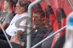 3.Liga - Saison 2023/2024 - FC Ingolstadt 04 -  1. FC Saarbrücken - Cheftrainer Michael Köllner (FCI) - Foto: Meyer Jürgen