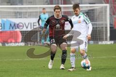 2.BL; FC Ingolstadt 04 - Hannover 96; Denis Linsmayer (23, FCI) Dominik Kaiser (13 Han)