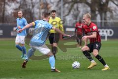 3. Liga; Testspiel - FC Ingolstadt 04 - Chemnitzer SC; Tobias Bech (11, FCI) Robert Zickert (21 CSC)