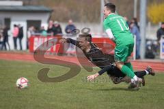 Kreisklasse - Saison 2025/26- TSV Gaimersheim II - SV Lippertshofen - Julian Felgentreu schwarz Gaimersheim - Florian Donaubauer grün Lippertshofen - Foto: Meyer Jürgen