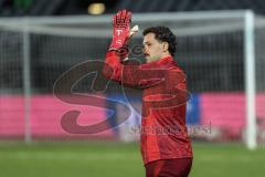 3. Liga; 1. FC Schweinfurt 05 - FC Ingolstadt 04; vor dem Spiel Torwart Kai Eisele (25, FCI)