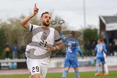 Toto Pokal; Halbfinale; FV Illertissen - FC Ingolstadt 04; Tor Jubel Treffer David Kopacz (29, FCI)