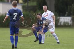 Kreisklasse - Saison 2023/2024 - TSV Großmehring - SV Buxheim - Daniel Bösl weiss Buxheim - Dominic Risch
 blau Großmehring - Foto: Meyer Jürgen