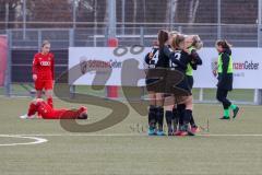 2. Frauen-Bundesliga - Saison 2021/2022 - FC Ingolstadt 04 - Eintracht Frankfurt II - Das Spiel ist zu Ende - jubel - Foto: Meyer Jürgen