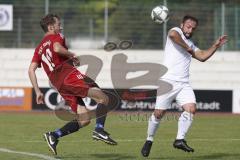 Kreisklasse- Saison 2023/2024 - MTV Ingolstadt - TSV Pförring -Markus Kuegel rot Pförring -  Gökhan Calik weiss MTV - Foto: Meyer Jürgen