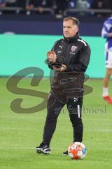 2.BL; FC Schalke 04 - FC Ingolstadt 04; Co-Trainer Asif Saric (FCI)