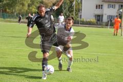 Kreisliga - Saison 2022/2023 - TSV Großmehring - Türk SV Ingolstadt - Ibrahim Sahin Türk SV Ing. - Fabio Münzhuber weiss Großmehring -  - Foto: Meyer Jürgen