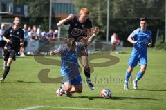 Kreisliga - Saison 2026/27 - SV Hundszell - SV Menning - Martin Kusche blau Hundszell - Moritz Faigle schwarz Menning  - Foto: Meyer Jürgen