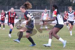 2. Bundesliga Frauen - Saison 2024/25 - FC Ingolstadt 04 Frauen - Eintracht Frankfurt II - Stefanie Reischmann (Nr.24 - FCI Frauen) - Wallrabenstein Emily weiss Frankfurt - Foto: Meyer Jürgen