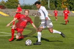 Bayernliga Süd - Saison 2021/2022 - FC Ingolstadt 04 II - TSV 1865 Dachau - Herm Tim (#16 FCI) - Nickoy Ricter weiss Dachau - Foto: Meyer Jürgen