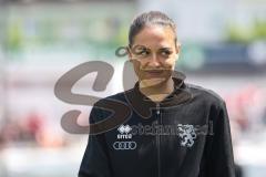 3. Liga; TSV 1860 München - FC Ingolstadt 04; Cheftrainerin Sabrina Wittmann (FCI) vor dem Spiel