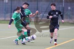 Kreisliga - Saison 2023/24 - FC Fatih Ingolstadt - SV Denkendorf - Ostap Nechaj grün Denkendorf - Umut Yürükal schwarz Fatih - Foto: Meyer Jürgen