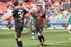 3. Liga; FC Ingolstadt 04 - VfB Lübeck; 4:1 Sebastian Grönning (11, FCI) Lukas Fröde (34, FCI)