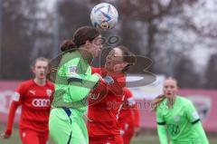 2. Fußball-Liga - Frauen - Saison 2022/2023 - FC Ingolstadt 04 - VFL Wolfsburg II - Yvonne Dengscherz (Nr.23 - FCI Frauen) - Jonietz Maria grün Wolfsburg - Foto: Meyer Jürgen