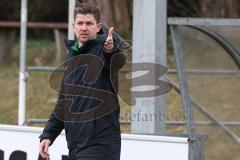 Testspiel - SV Manching - TSV Pöttmes - Florian Stegmeier Trainer Manching - Foto: Jürgen Meyer