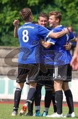 Sparkassenpokal - DJK Ingolstadt - FC Gerolfing Der 1:0 Führungstreffer durch #7 Furkan Eroglu DJK Ingolstadt - jubel -  Foto: Jürgen Meyer